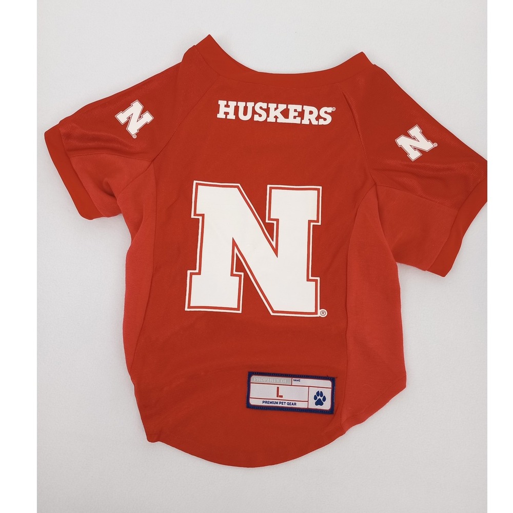 Little Earth Nebraska Cornhuskers Dog Jersey Large Red NCAA Pet Apparel